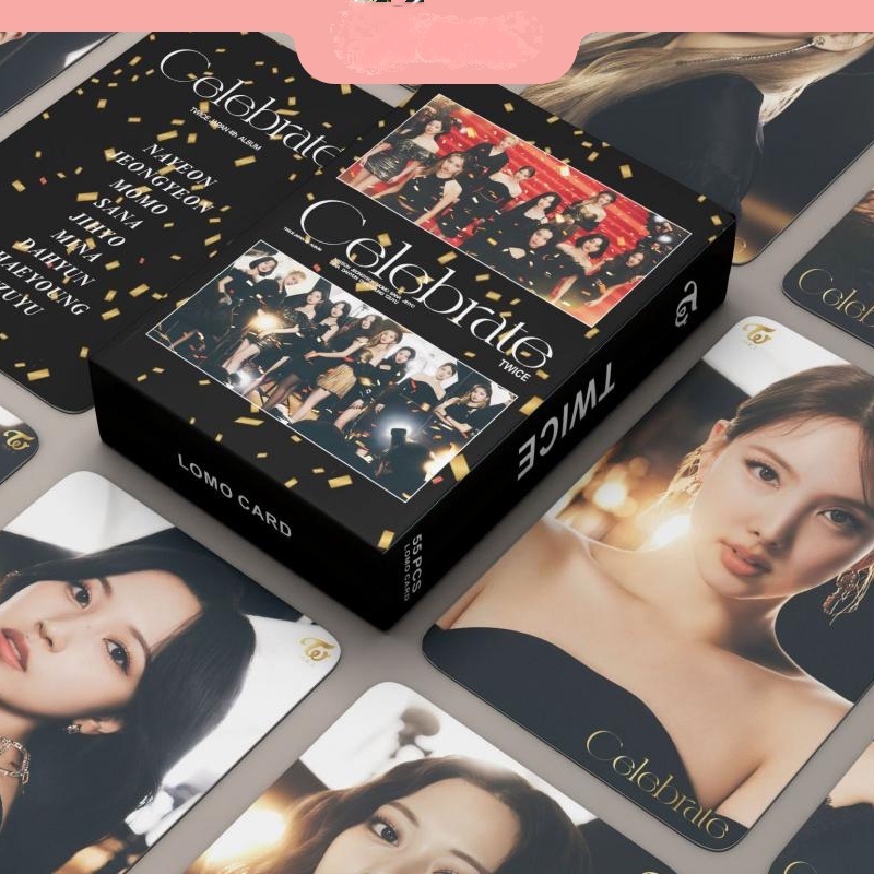 Set 55 Tấm Thẻ Ảnh Lomo Các Thành Viên Nhóm Nhạc Kpop TWICE