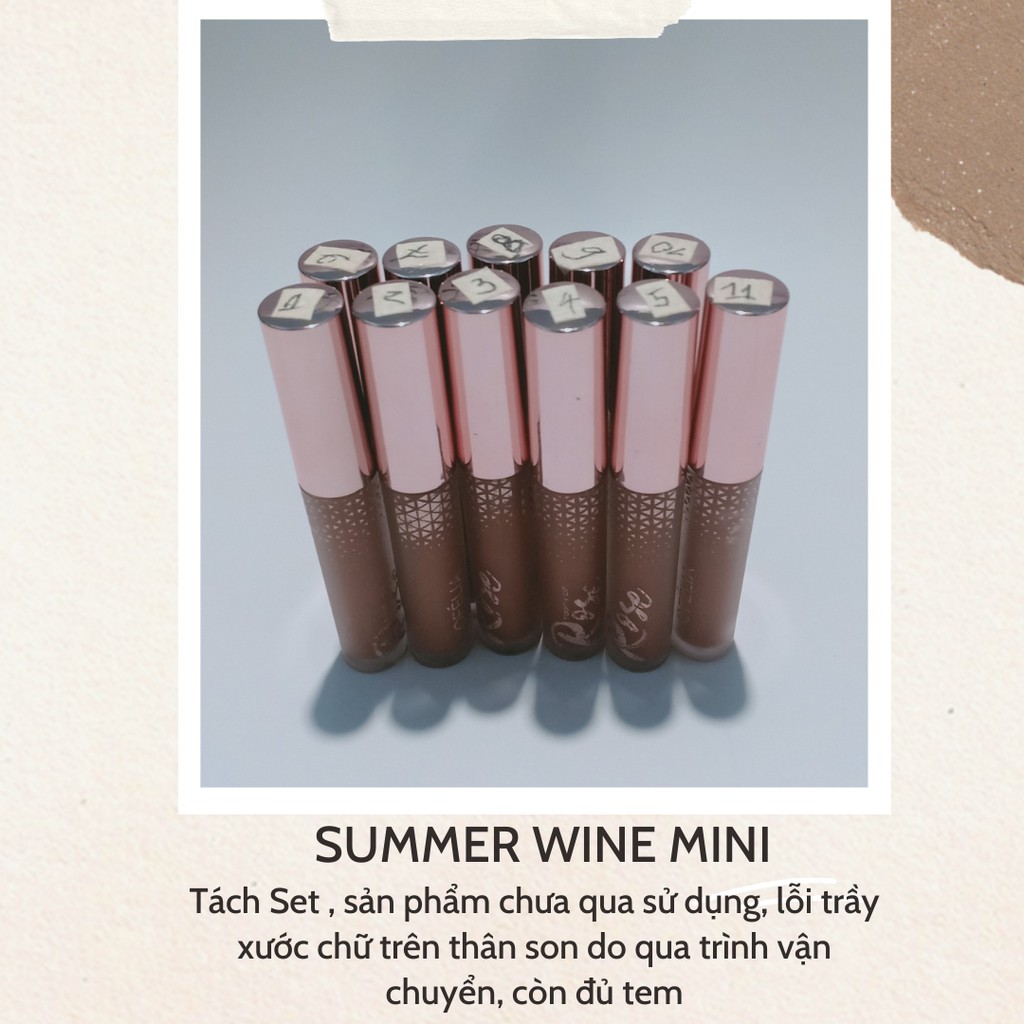 [Minisize - trầy chữ] Son Kem Lì Touch Of Rose - 1ml | BigBuy360 - bigbuy360.vn