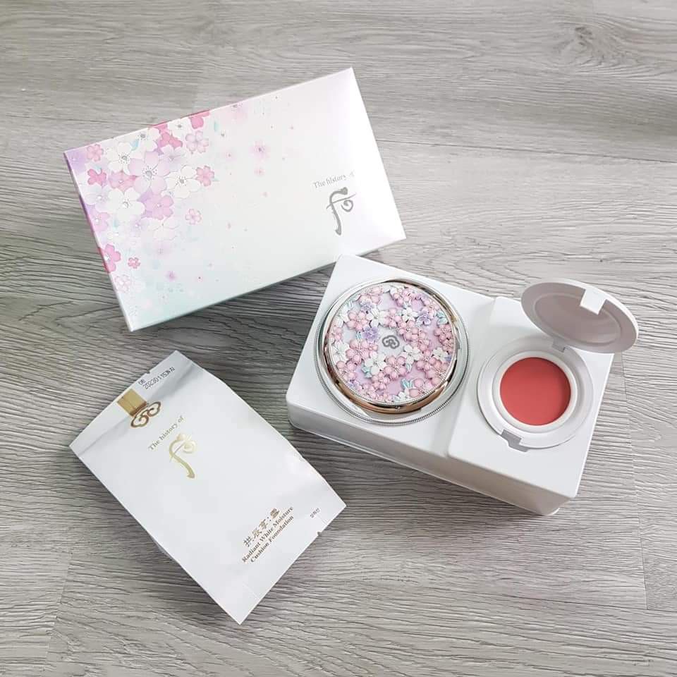 (ML86)-SET CUSHION WHOO TRẮNG