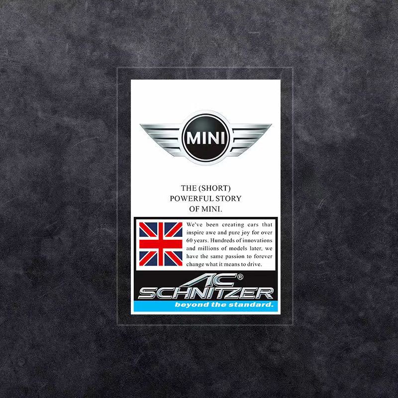 Miếng Dán Tĩnh Điện Trang Trí Kính Chắn Gió Xe Hơi BMW MINI F30 F20 F10 E34 E46 E60 E90 E36 X1 X3 X5 G20 G30