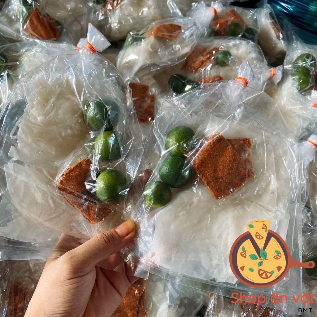 Bánh tráng phơi sương chấm ơt cay Bon Bon bánh tráng sa tế ớt siêu cay ăn mê ngay - 14020121