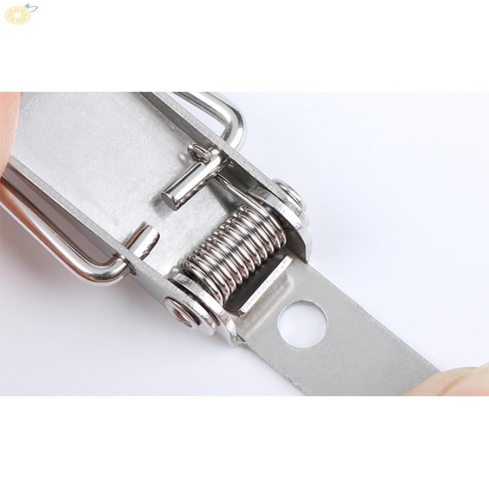 【VARSTR】48PCS Stainless Steel Toggle Latch Catch Clamp Spring Loading Case Buckle Clip Qwoznz RzrkLJSi zKVvlz