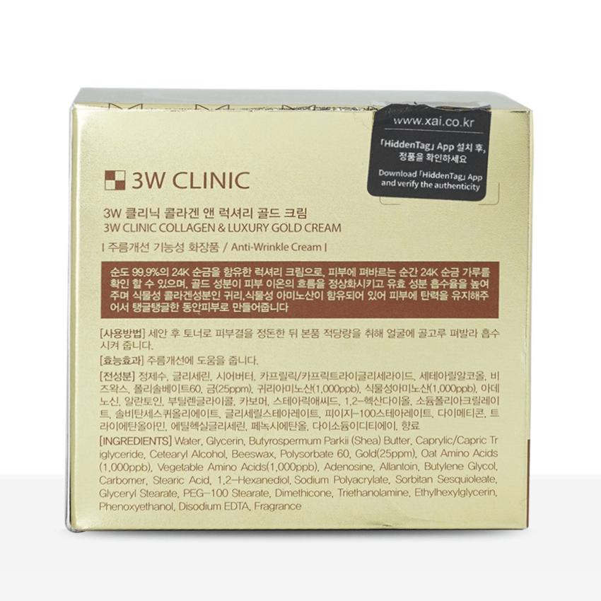 3W CLINIC Collagen & Luxury Gold Revitalizing Comfort 24K Gold Creams