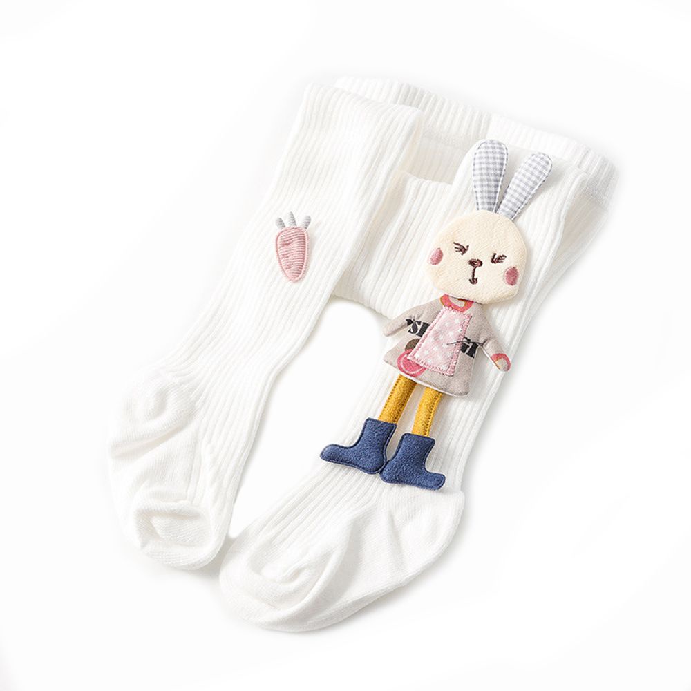 Quần tất chất liệu cotton dệt kim họa tiết thỏ xinh xắn nhiều màu sắc dành cho bé MIHAN1