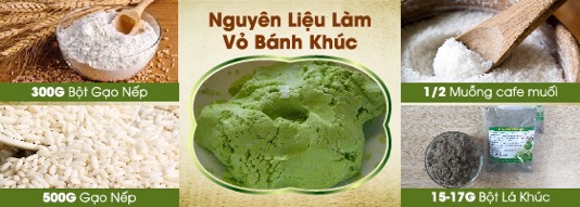 Bột màu lá khúc tự nhiên