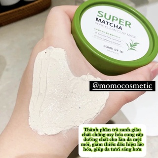 Mặt nạ đất sét trà xanh Super Matcha Some By Mi