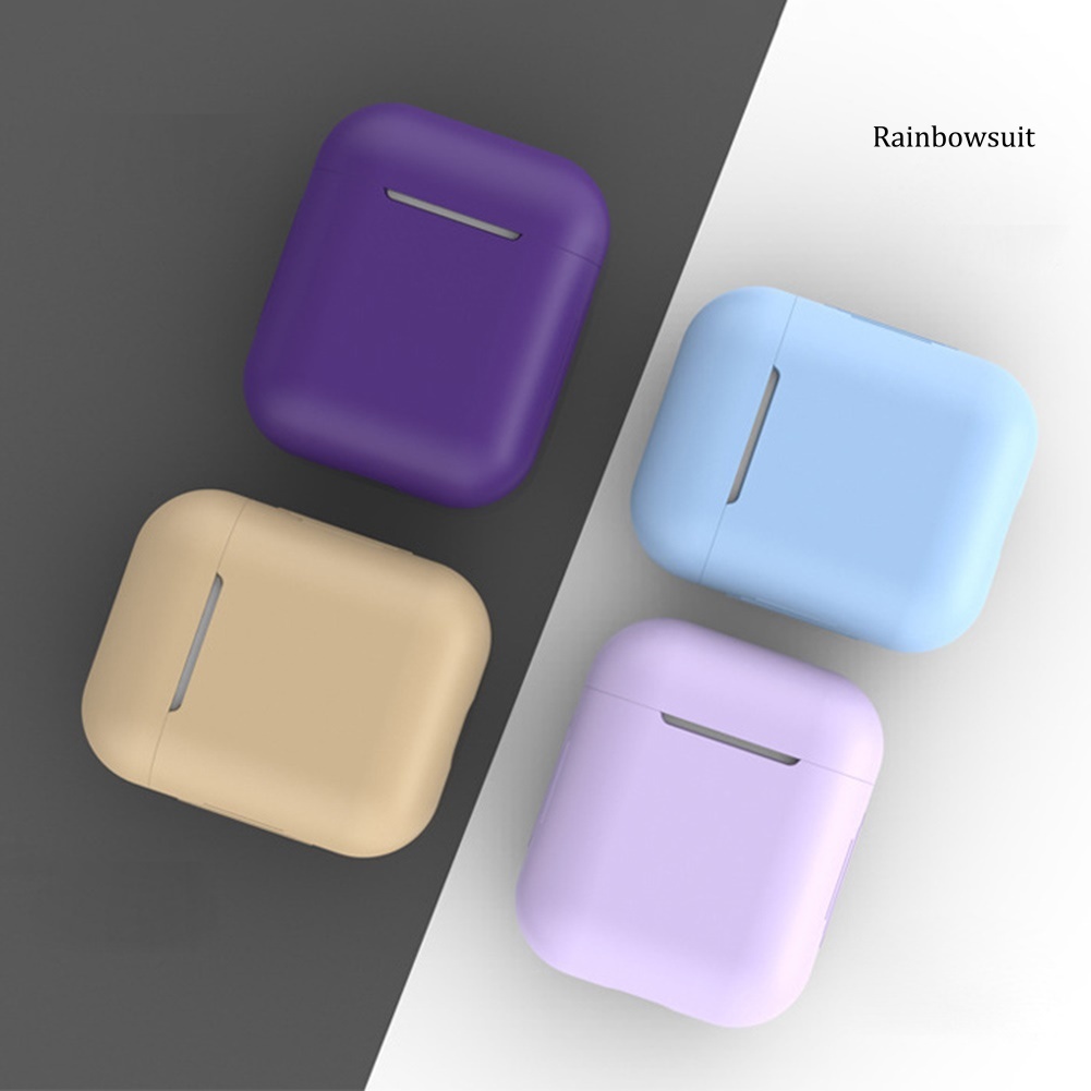 Ốp hộp sạc tai nghe không dây silicon chống sốc cho Airpods 1 2