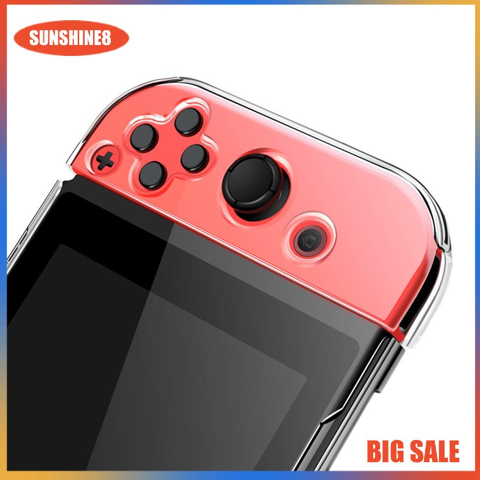 【SUN】For Nintendo Switch Protect Crystal Transparent Anti-Damage &amp; Dust Case Shell
