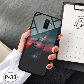 Ốp lưng kính 3D Samsung Galaxy A6 Plus 2018