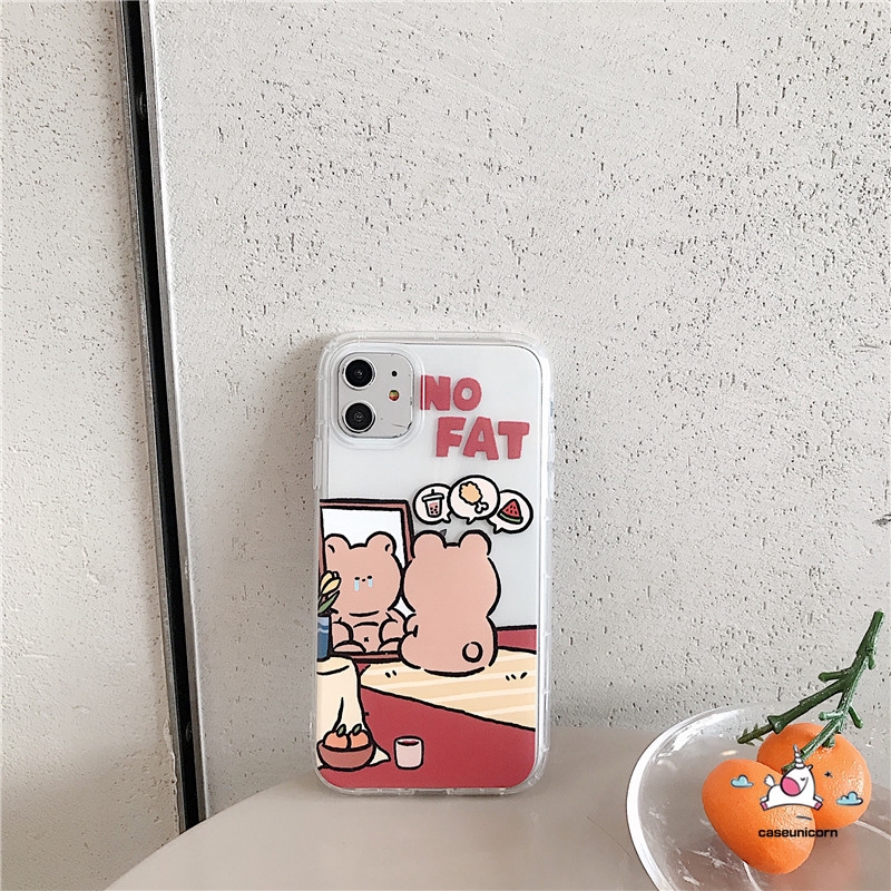 Ốp điện thoại TPU hình gấu dễ thương cho iPhone 7plus 11 Pro Max SE 2020 iPhone 6 6s 7 8 Plus iPhone XR X XS MAX | BigBuy360 - bigbuy360.vn