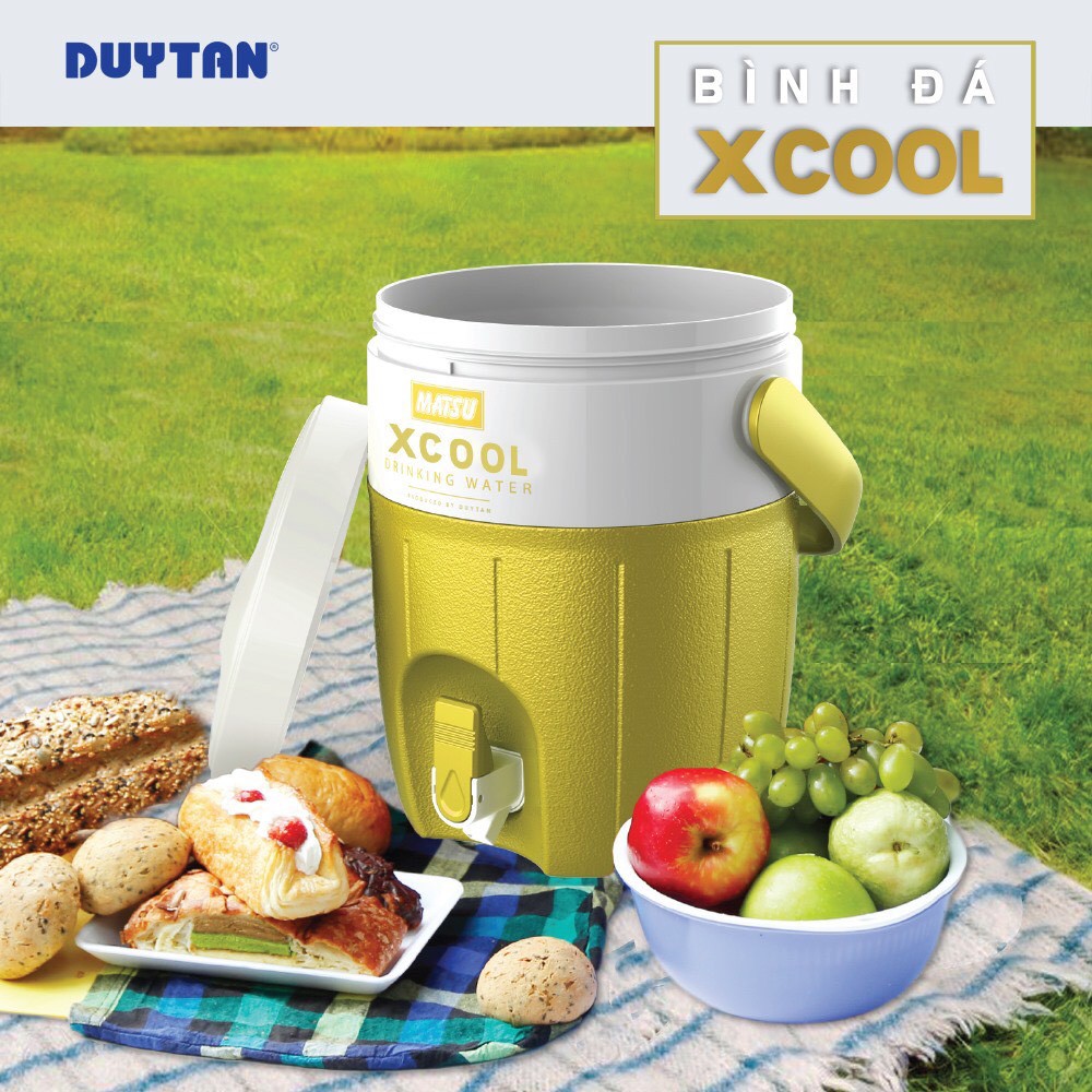 Bình đá Xcool Duy Tân 7 Lít có vòi giữ lạnh 36 tiếng