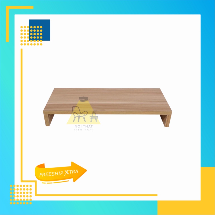 Kệ gỗ để màn hình máy tính/ laptop/ đồ dùng văn phòng