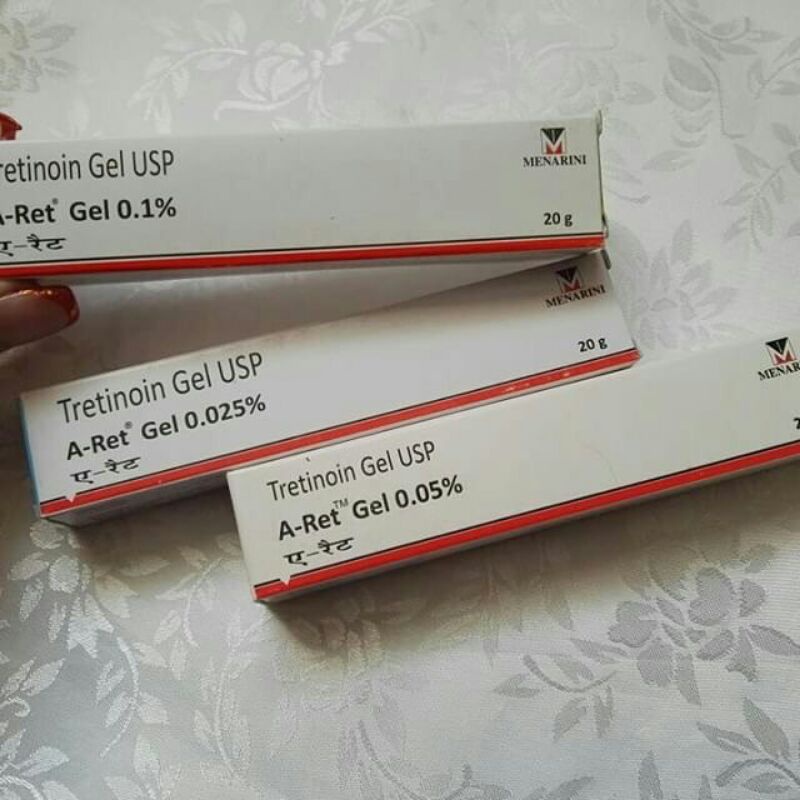 Kem dưỡng da Tretinoin Gel USP A-ret