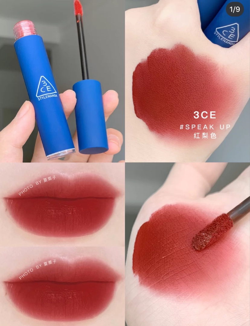 [New arrival] 100% genuine super hot red velvet 3CE makeup lipstick