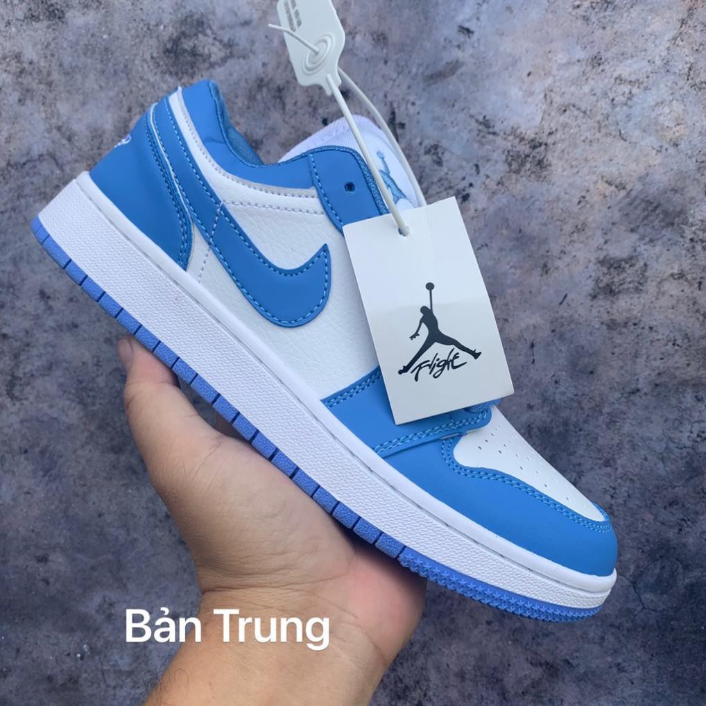 Giày JD1 low Jordan 1 xanh dương cổ thấp thể thao sneaker Hot trend nam nữ