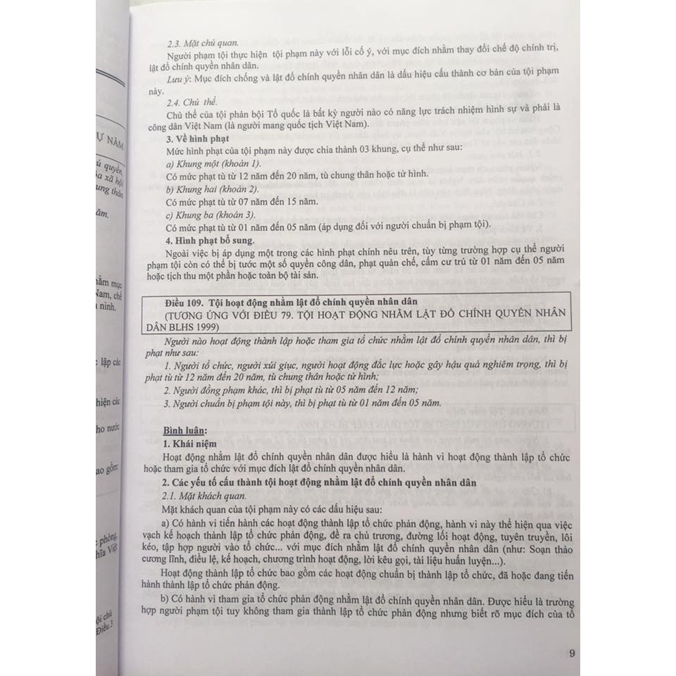 Sách- Bình luận khoa học phần các tội phạm bộ luật hình sự 2015 sửa đổi bổ sung 2017 | BigBuy360 - bigbuy360.vn