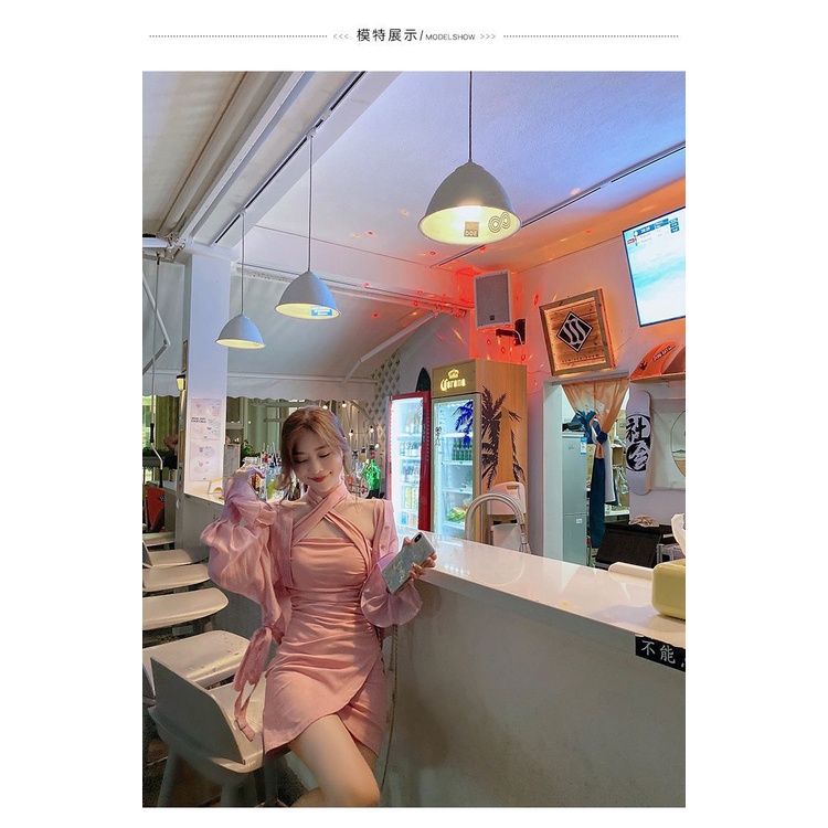 Đầm Ngắn Ôm Dáng Phong Cách Hàn Quốc Quyến Rũ Cho Nữ đầm nữ JL-LYQ-18