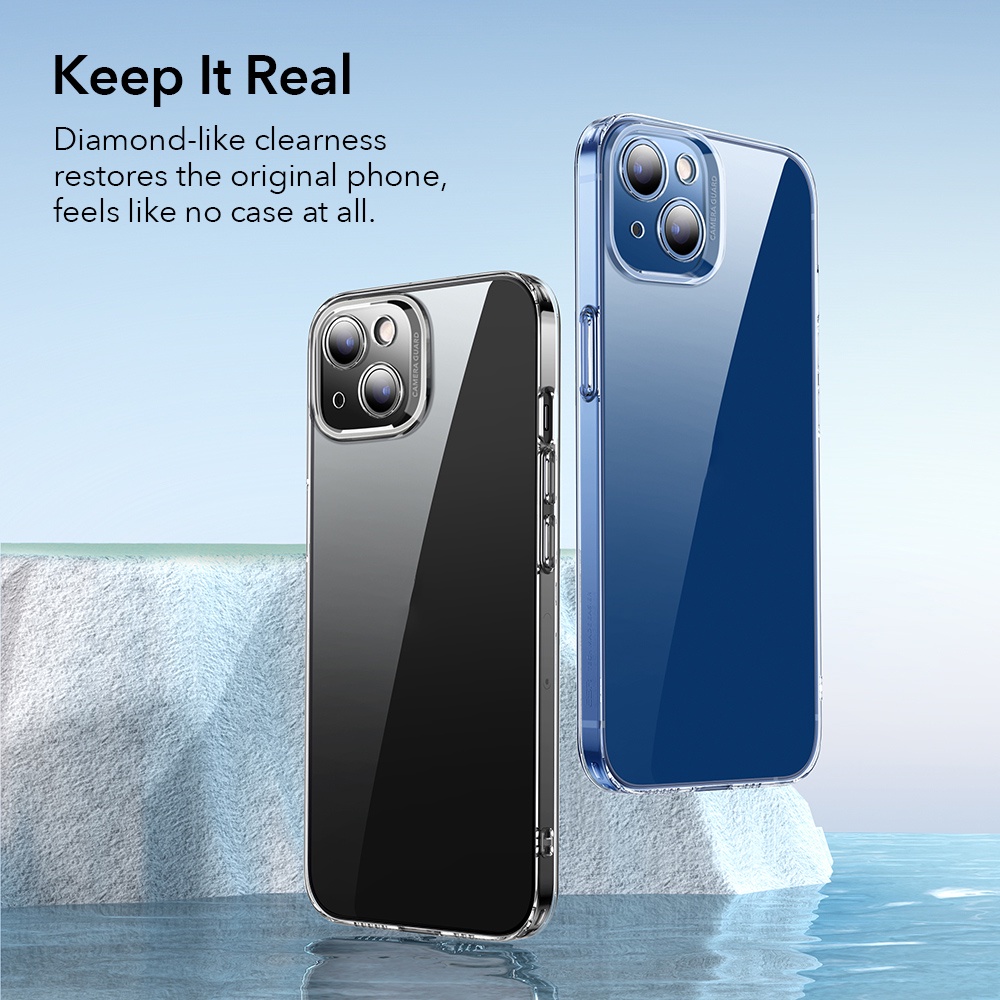 Ốp Điện Thoại Trong Suốt In Logo ESR Thời Trang Cho iPhone 13 / 14 / 14Promax / 13 Pro Max