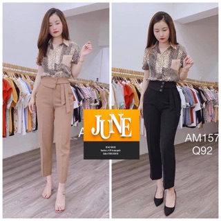 QUẦN BAGGY 3 KHUY VẠT LỆCH [Video + Ảnh thật] hàng thiết kế