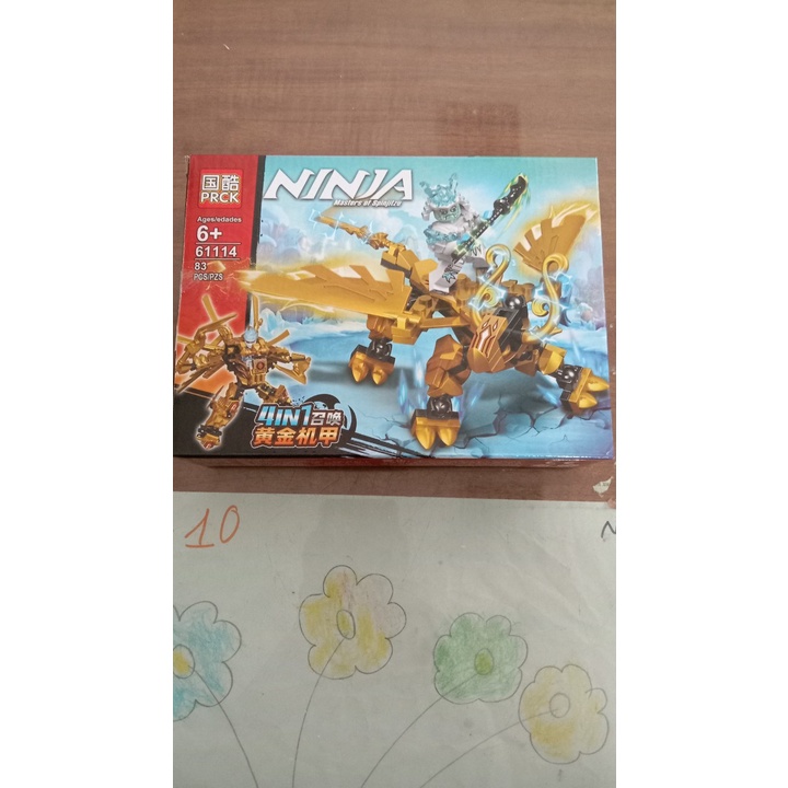 ĐỒ CHƠI LẮP RÁP NINJA GO MASTERS OF SPINJITZU với 4 mẫu lựa chọn