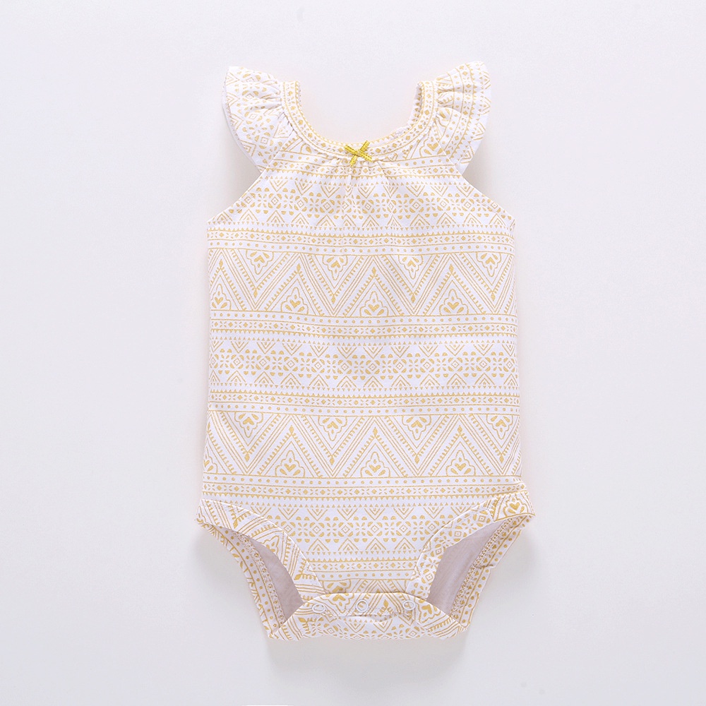 Body Sát Nách Cho Bé Trai Bé Gái Sơ Sinh 0 12 24 Tháng,Bodysuit Liền Thân Hoa Áo Liền Quần Cho Bé trẻ em