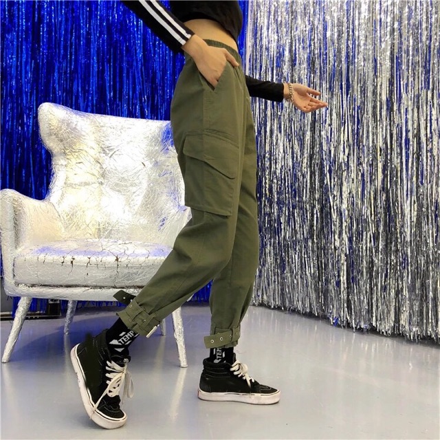 (CÓ SẴN đen ) Quần jogger khoá gấu ulzzang quin2611 | BigBuy360 - bigbuy360.vn