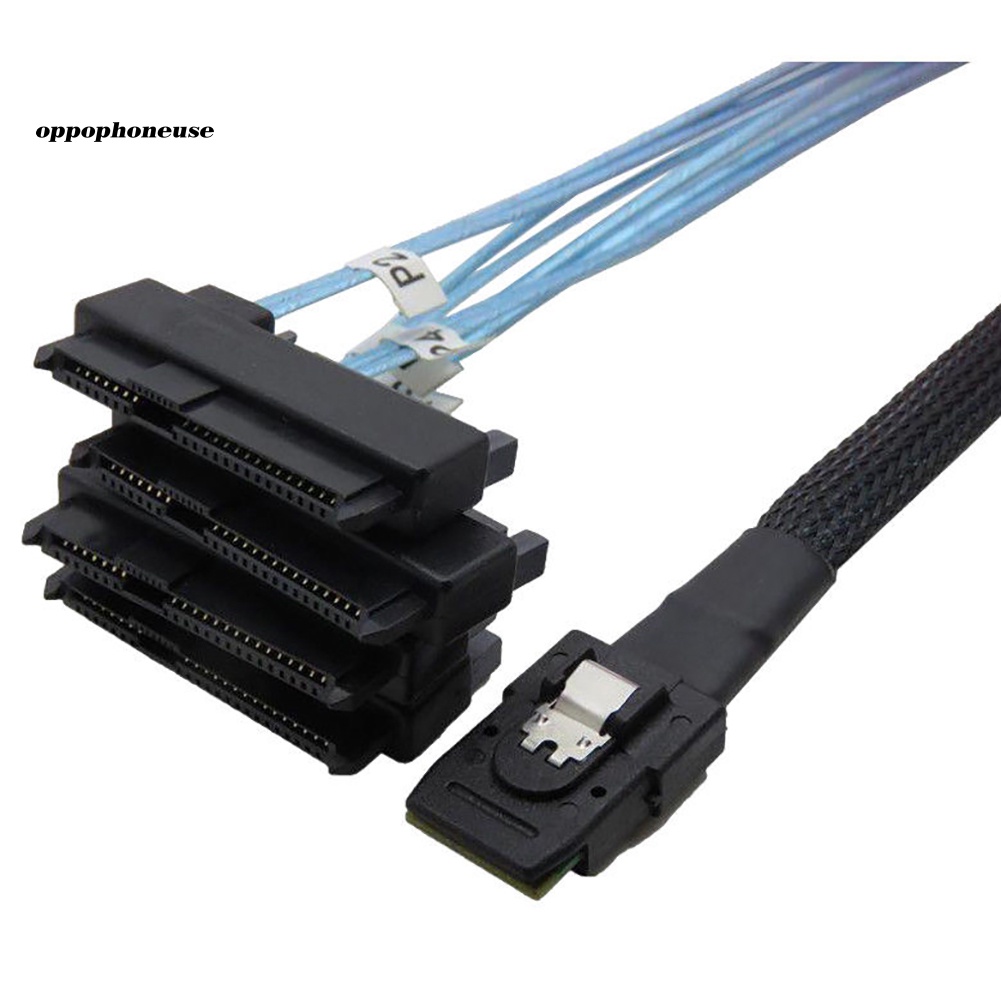 Cáp Nguồn Sata Xdnxlx 3ft 1m Mini Sas 36p Sff-8087 Sang 4 Sff-8482