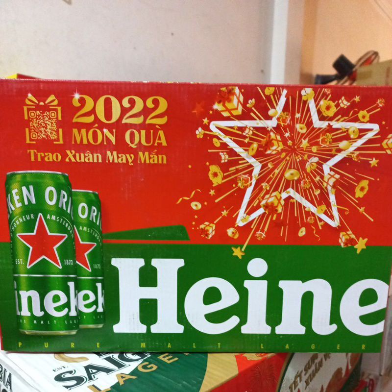 Thùng bia Heineken 24 lon