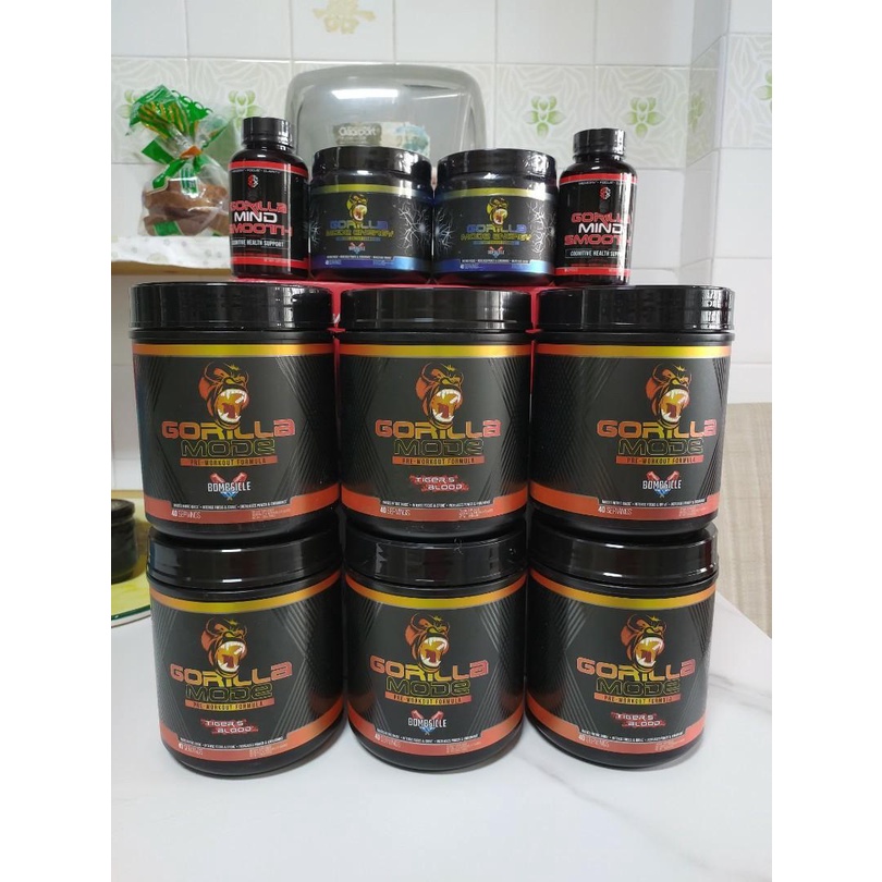 GORILLA MODE PRE WORKOUT  Mùi Vị Ngon Hiệu Quả Tốt Nhất L-Citrulline Creatine Glycerol L-Tyrosine Caffeine