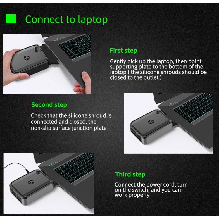 QUẠT TẢN NHIỆT CAO CẤP CHO LAPTOP - Home and Garden