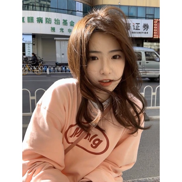 Áo Sweater Tay Dài Nỉ Bông Unisex Mmlg