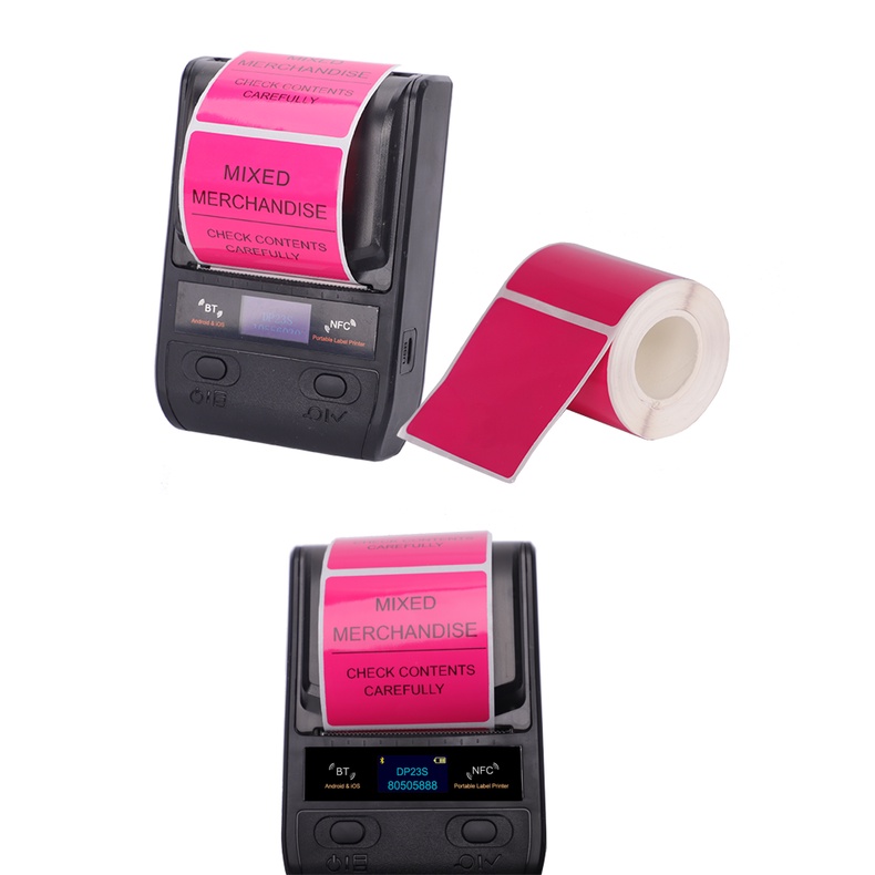 DETONGER Nhãn dán nhãn nhiệt màu Giấy in nhiệt Nhãn nhiệt màu Nhãn cảnh báo Nhãn thiết bị