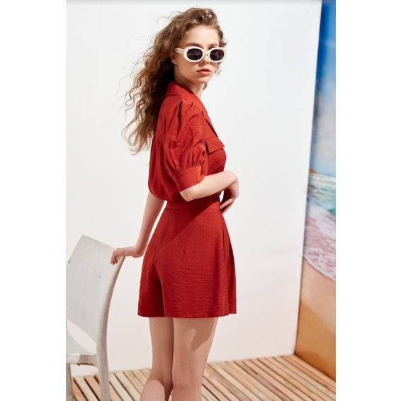 Quần đùi loe giả chân váy xếp lụa đũi 2 màu 2SO1004 ADORE DRESS