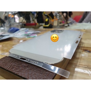 Dán PPF full lưng viền + lỗ loa  13 Promax / 13 Pro / 13 / 12 mini / 12 / 12 Pro / 12 Promax