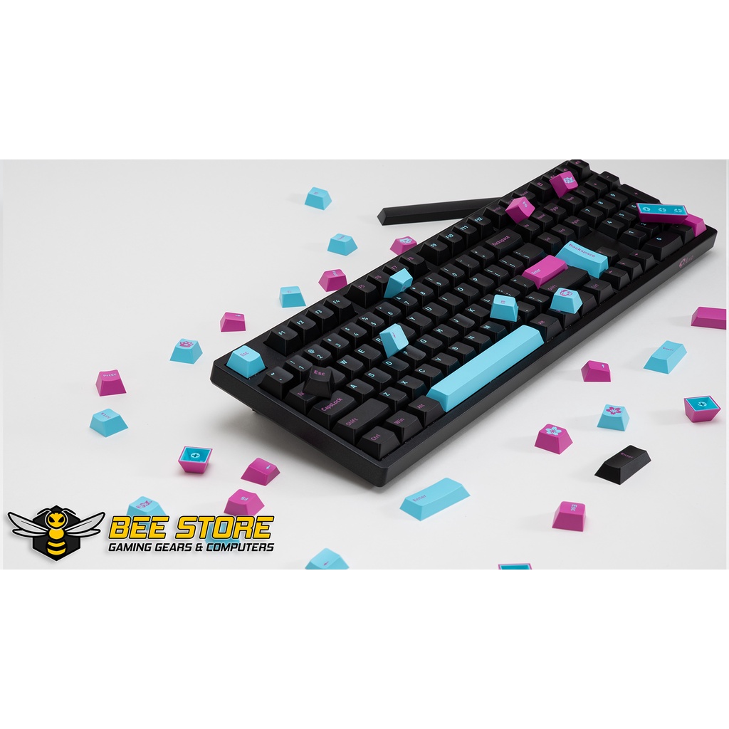 Bàn phím cơ AKKO 3108 Midnight R2 - Tặng kèm 40 keycap | Hàng chính hãng bảo hành 12 tháng