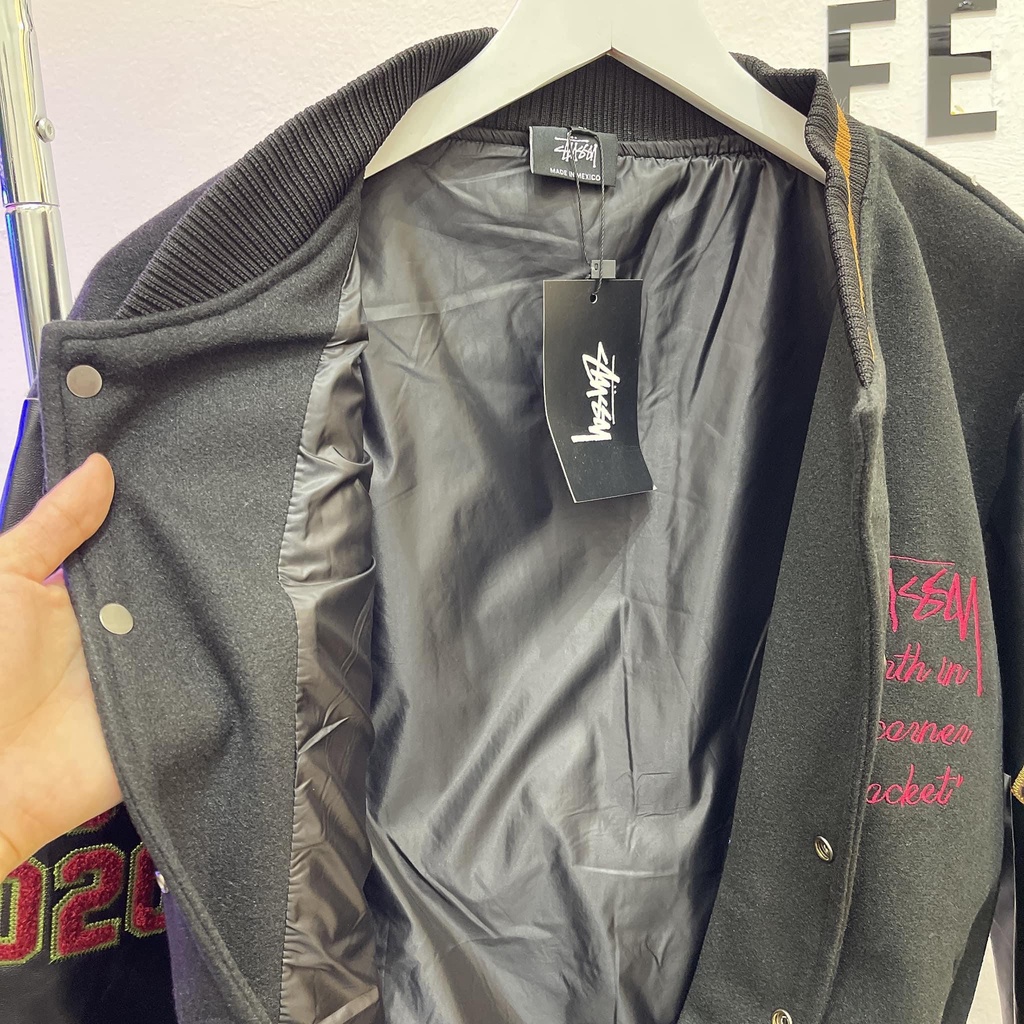 Áo Khoác Bomber STÜSSY40TH ANNIVERSARY IST VARSITY JACKET