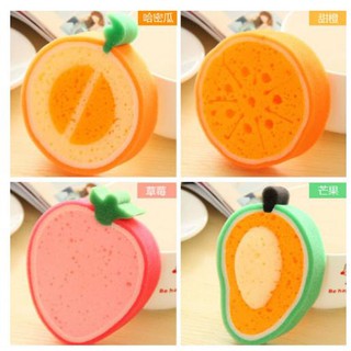 . 2 Miếng mút rửa chén hình trái cây E28 Miếng mút rửa chén đáng yêu cute HME28
