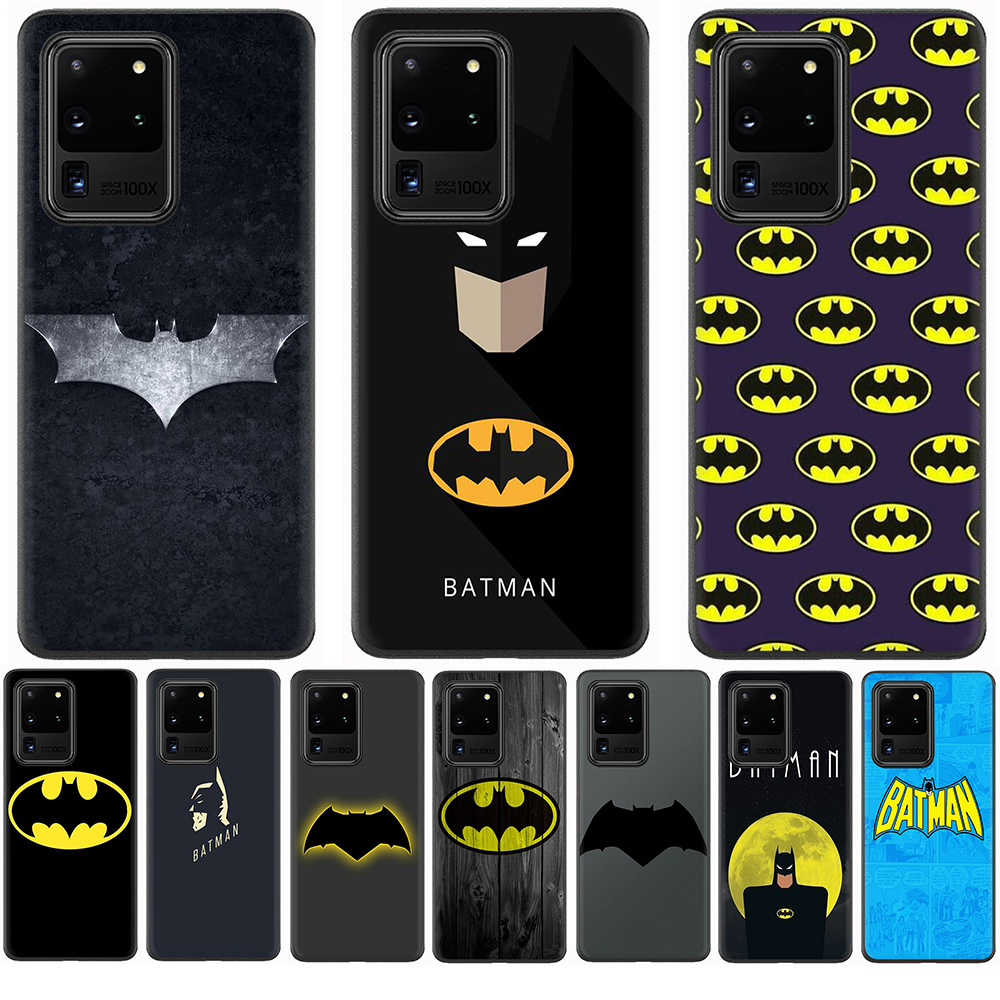 MARVEL Ốp Lưng Hình Logo Batman Cho Samsung S7 S8 S9 S7 Edge S8 Plus