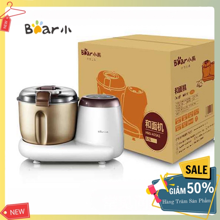 Máy trộn bột, nhào bột ủ bột làm bánh Bear 3,5L