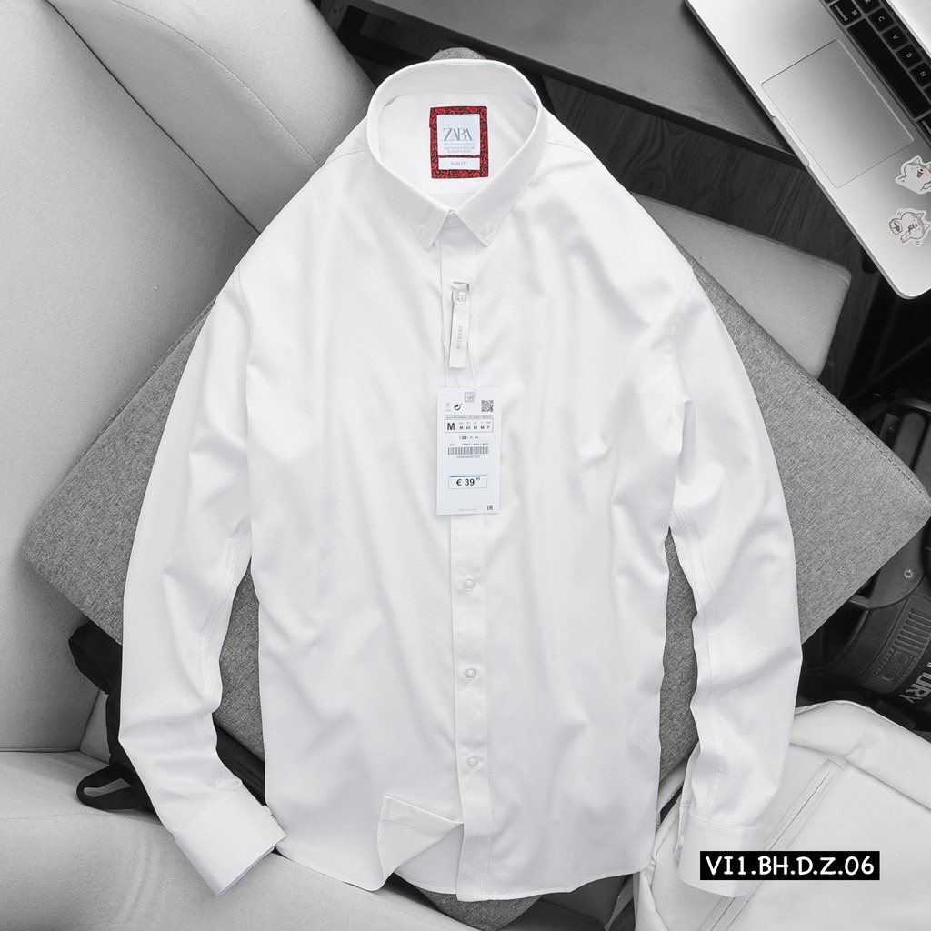 Aó sơ mi nam dài tay ZARA slimfit VNXK | BigBuy360 - bigbuy360.vn