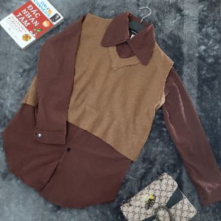 Set Áo Sơ Mi Gile. Ảnh thật