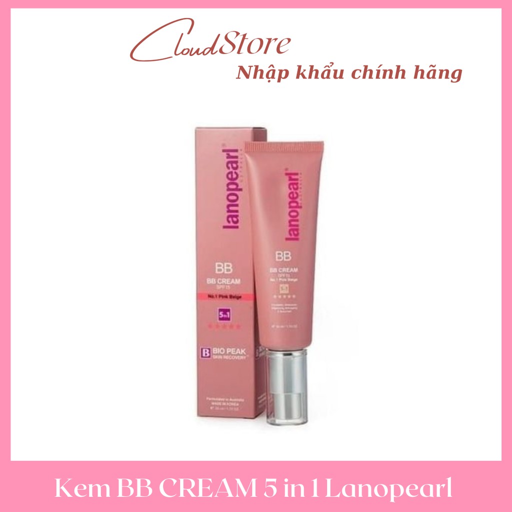 Lanopearl BB Cream SPF 15 hiệu quả 5 trong 1 đa chức năng