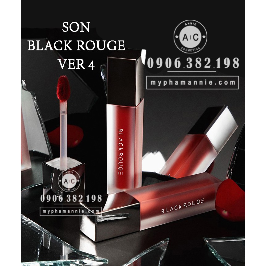 Son Black Rouge ver 4 - Bảng màu son Black Rouge ver 4 (full màu)