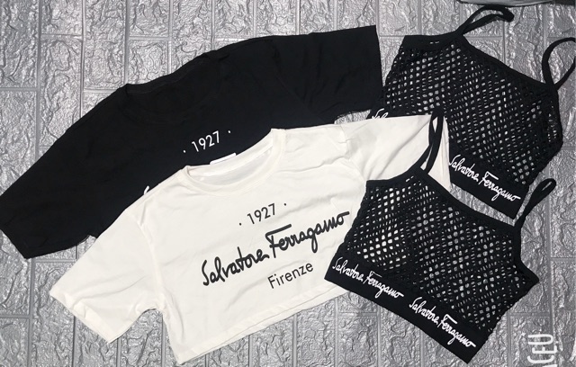 Áo croptop sét 2 áo_Video