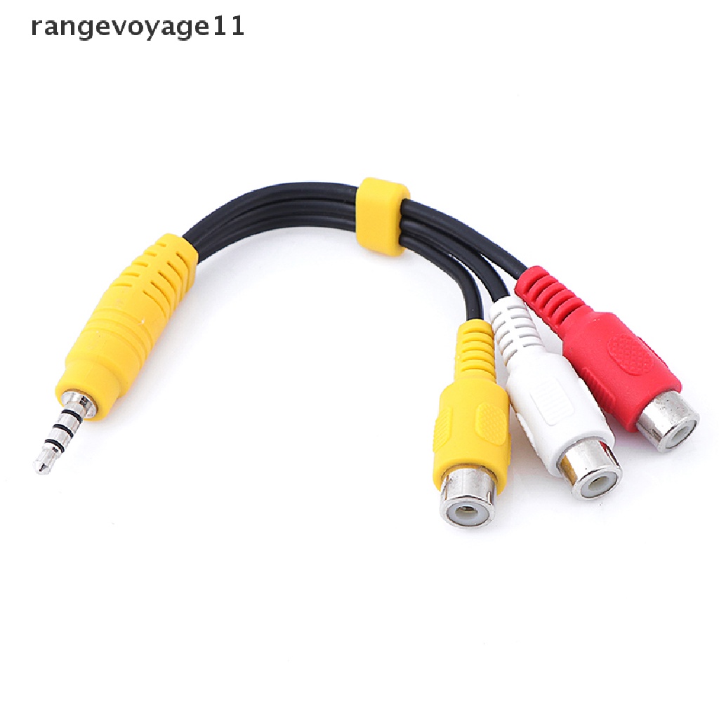Đầu Chuyển Đổi Âm Thanh Từ 1 3.5mm Sang 3 RCA Chuyên Dụng