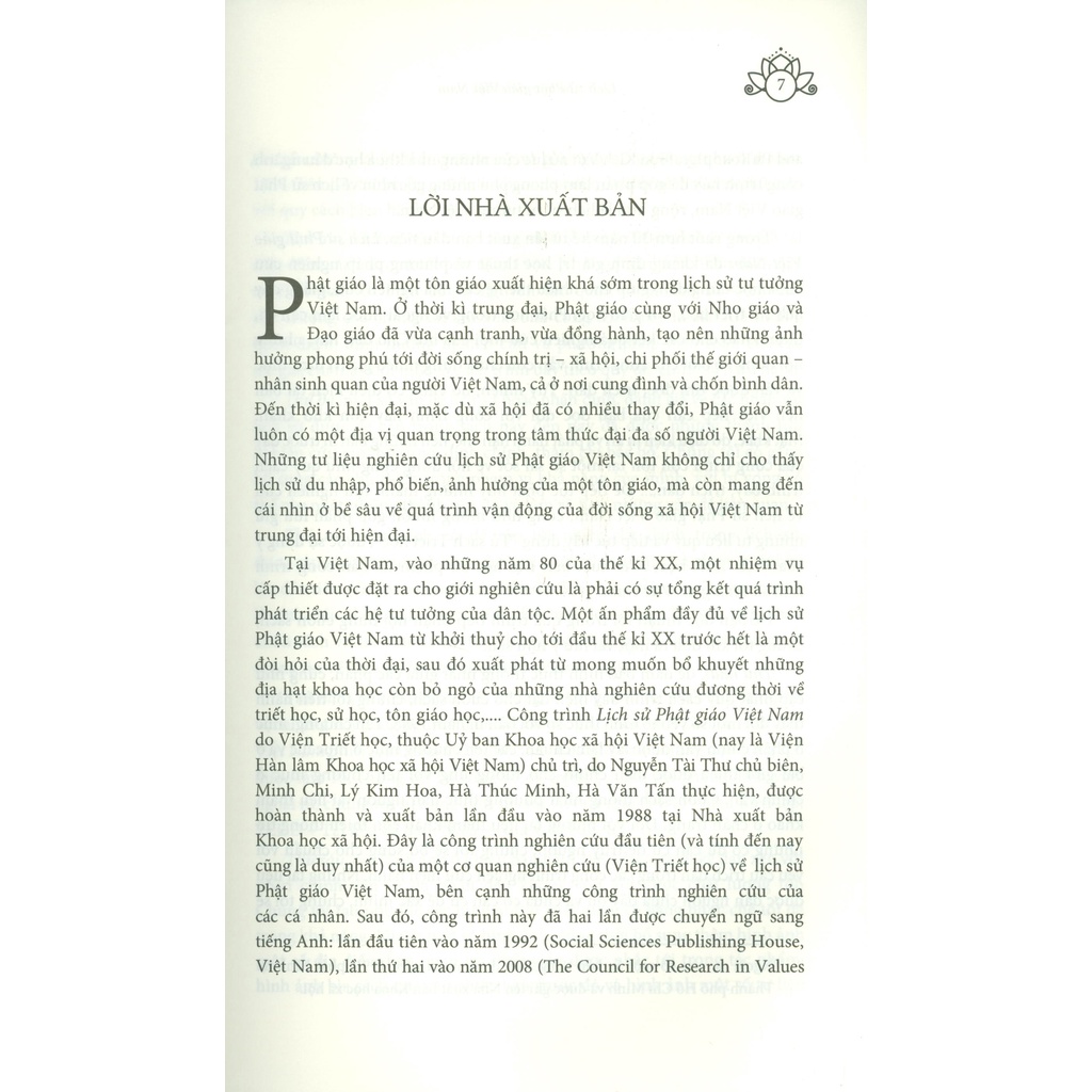 Sách - Lịch Sử Phật Giáo Việt Nam