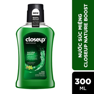 Nước Súc Miệng Close Up Nature Boost 300ml