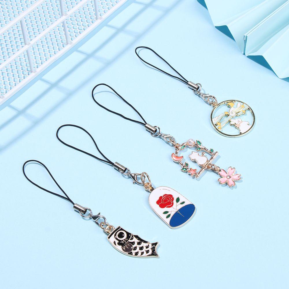 Móc Khóa Điện Thoại Hình Mèo Dễ Thương