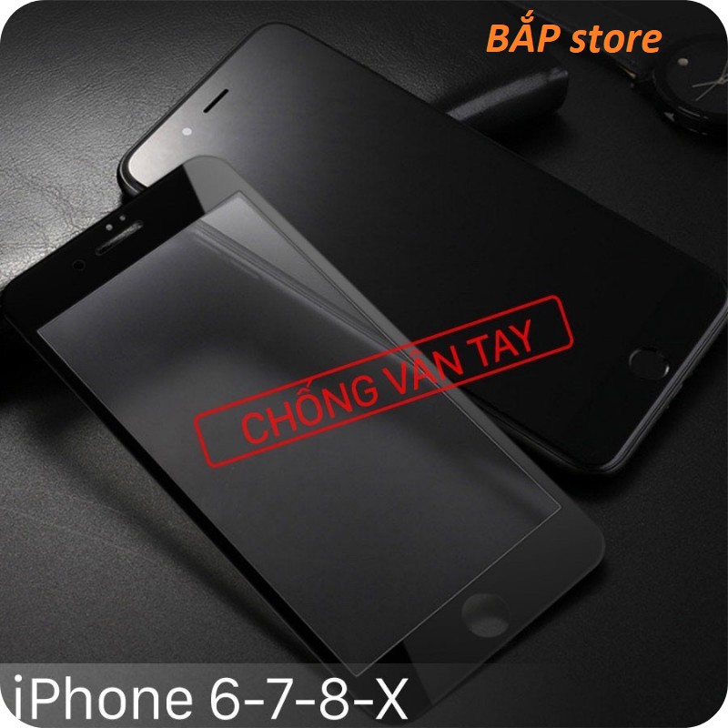 HÀNG SALE ✴️Kính Cường Lực Chống Vân Tay AG cho iPhone ip7/8,ipx/xs,xsmax,ip11,ip11promax- DL365.STORE