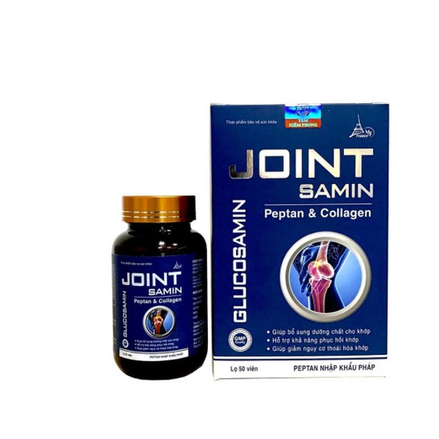 JOINT SAMIN- Viên uống giảm thoái hóa, khô cứng, phục hồi xương khớp - Hũ/ 50 viên